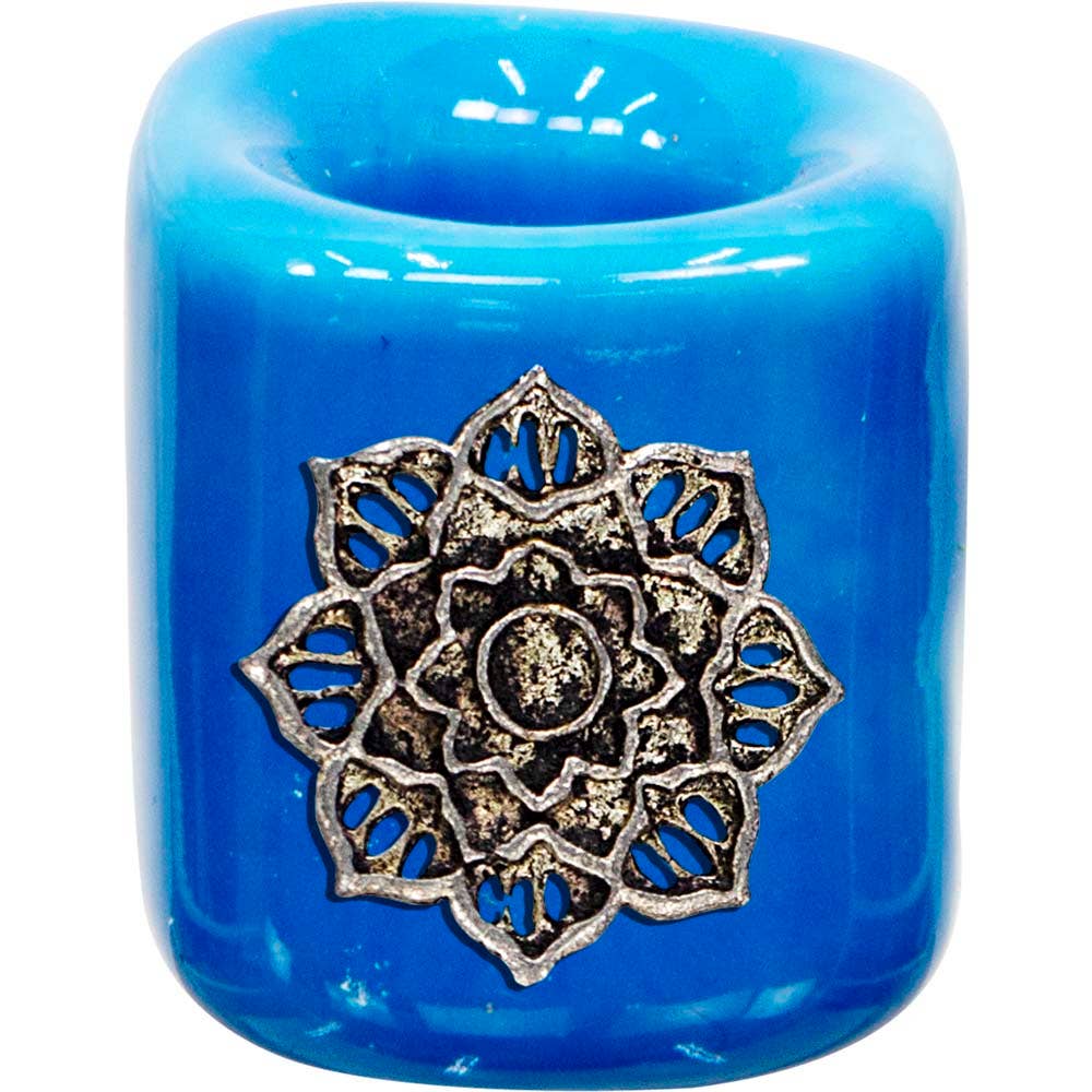Mini Ceramic Candle Holders | Glazed Ceramic