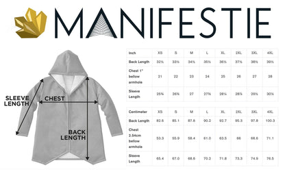 Cosmic Plane Sherpa Cloak | Recycled Performance Fleece | Manifestie