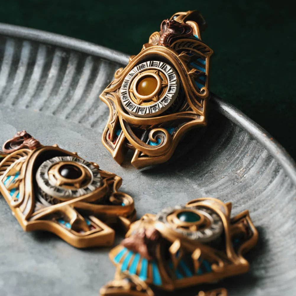 Eye of Horus Spinner Pendant | Coppertist.Wu