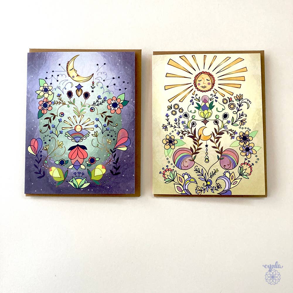 Sun Glow Greeting Card | Cindy LaColla