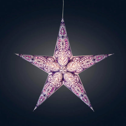 Phoenix 5 Point 16" Violet | Paper Star Light