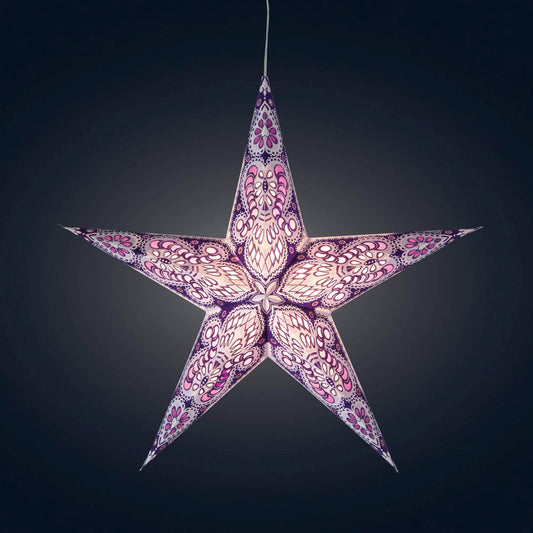 Phoenix 5 Point 16" Violet | Paper Star Light