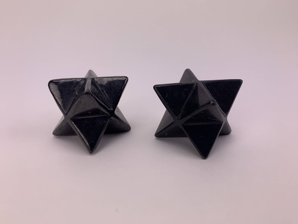 Shungite Merkaba | Sacred Geometry Protection Stone