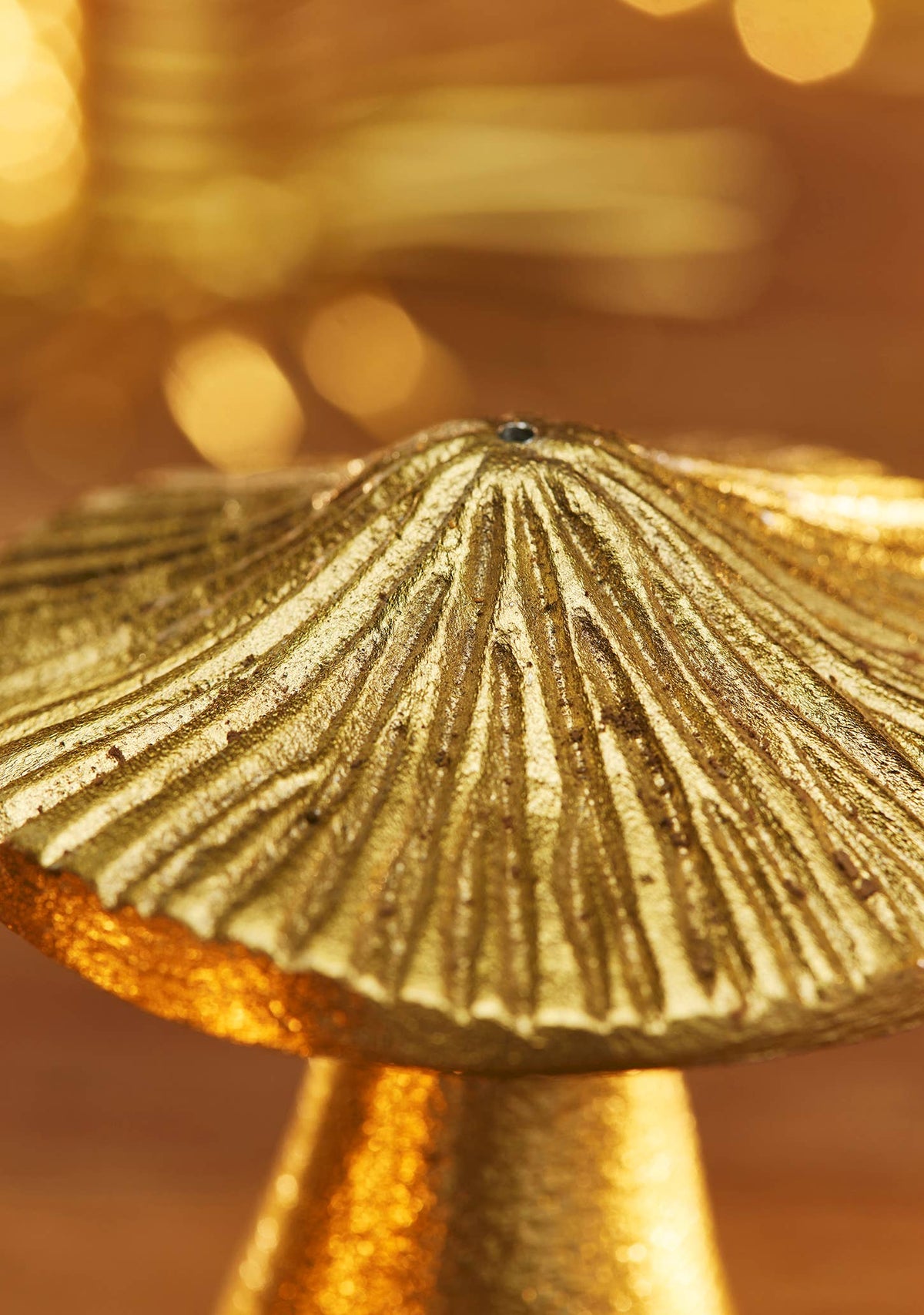 Mushroom Incense Holder | Brass-Finish Aluminum