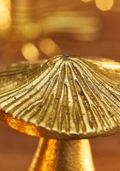 Mushroom Incense Holder | Brass-Finish Aluminum