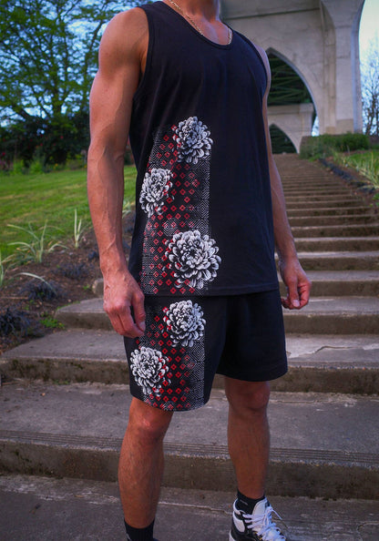 Bloom Mode Tank Top | Nature-Inspired Cotton Tank | Rythmatix