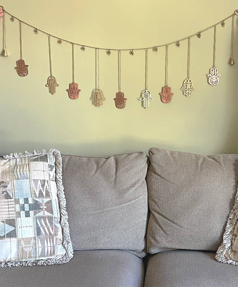 Hamsa Garland | Protective Symbol Hanging Decor