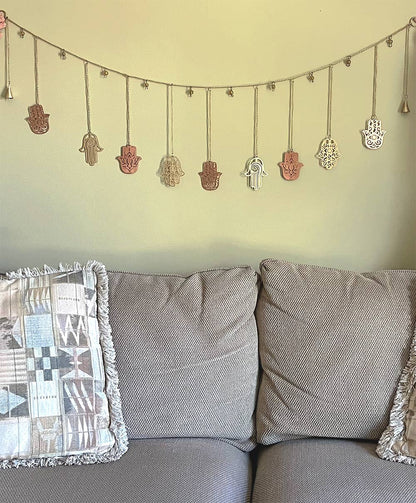 Hamsa Garland | Protective Symbol Hanging Decor