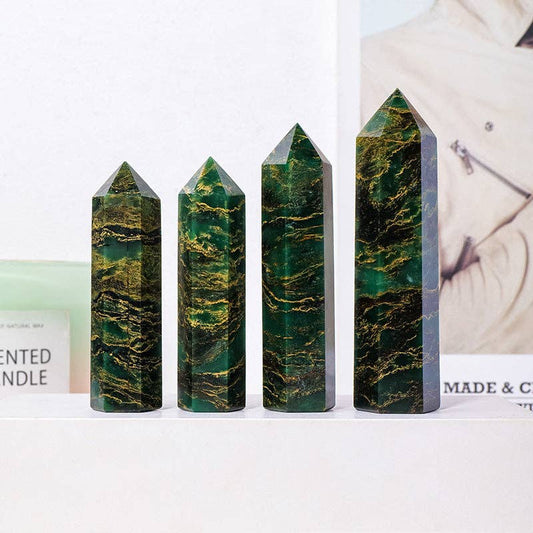 Emerald Tower | Crystal for Abundance & Balance