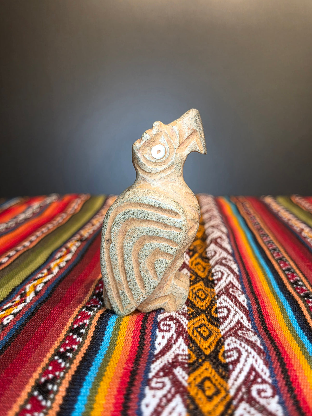 Peruvian Stone Condor | Hand-Carved Andean Sculpture
