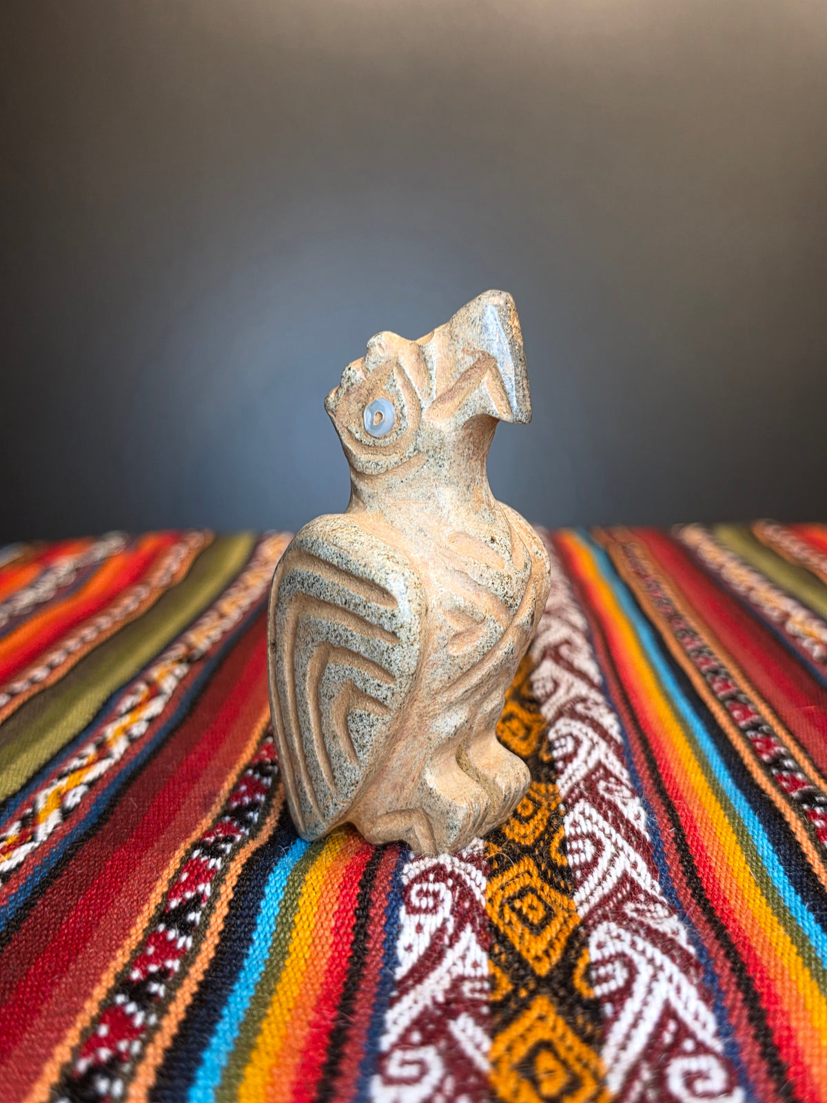 Peruvian Stone Condor | Hand-Carved Andean Sculpture
