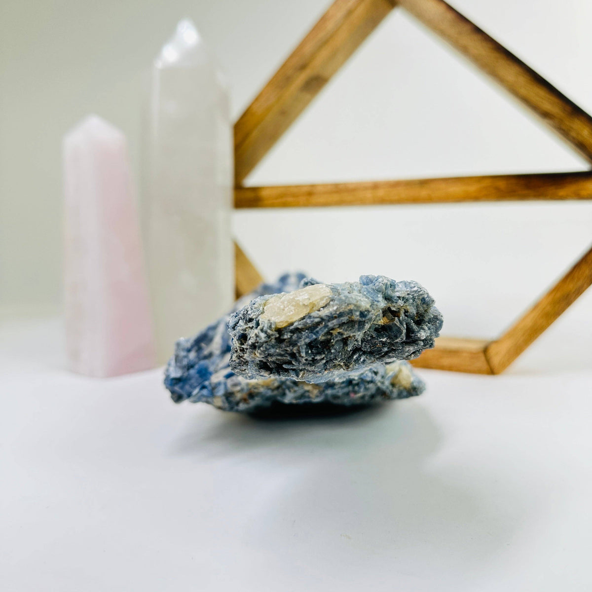 Blue Kyanite Rough Crystal from Brazil | Raw Alignment Stone