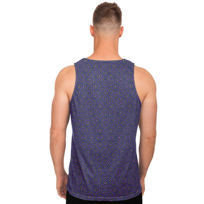 Mosaic Fractal Tank Top | Geometric Pattern