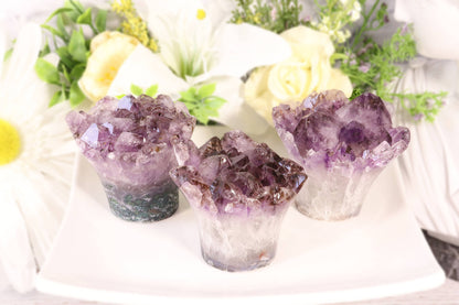 Amethyst Bouquet from Uruguay | Natural Crystal Display Piece