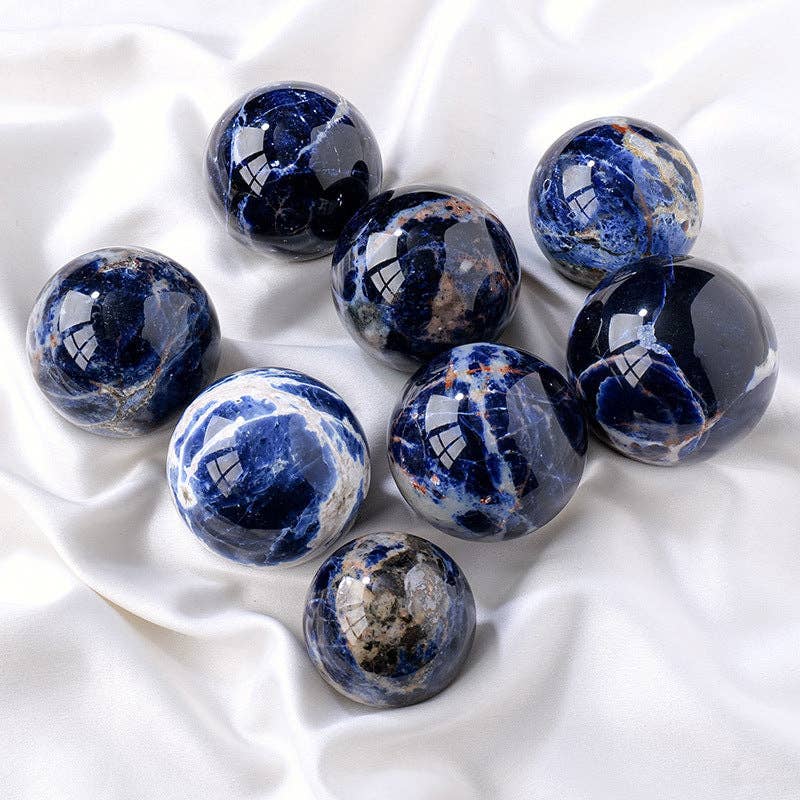 Sodalite Sphere | Crystal for Balance & Clear Communication