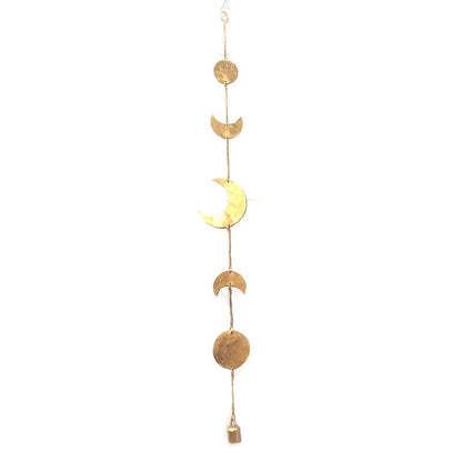 Moon Phase Chime | Lunar Wind Chime in Gold