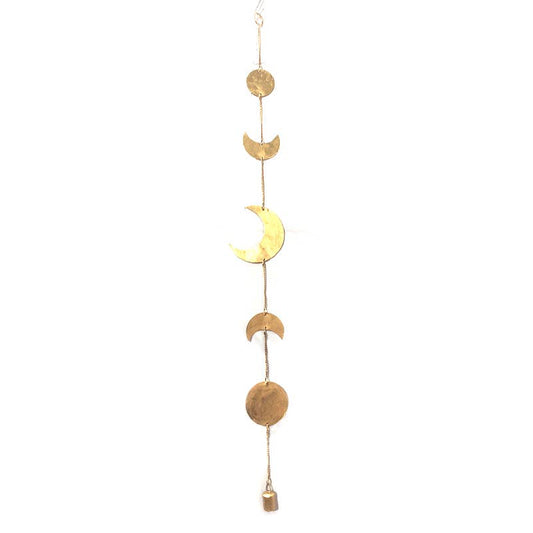 Moon Phase Chime | Lunar Wind Chime in Gold