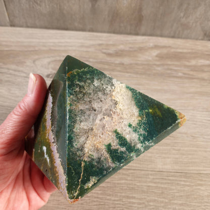 Gemstone Crystal Pyramid | Sacred Geometry Meditation Tool