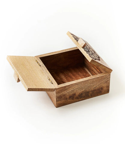 Mandala Keepsake Box | Handcrafted Sacred Storage Box