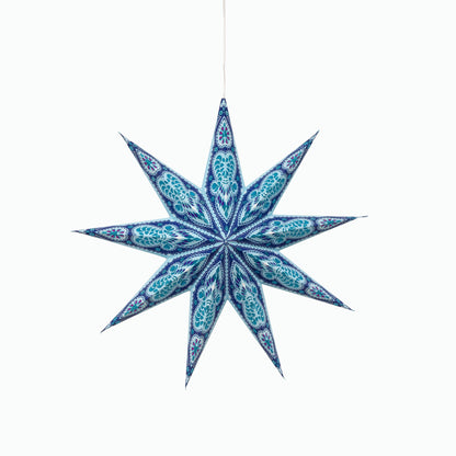Phoenix | 9 Point 17" Turquoise | Paper Star Light