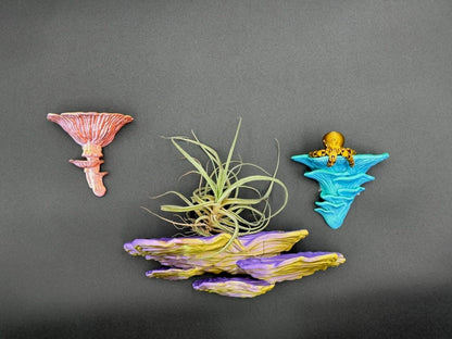 Amanita Fungus Floating Shelf | Sculptural Wall Shelf