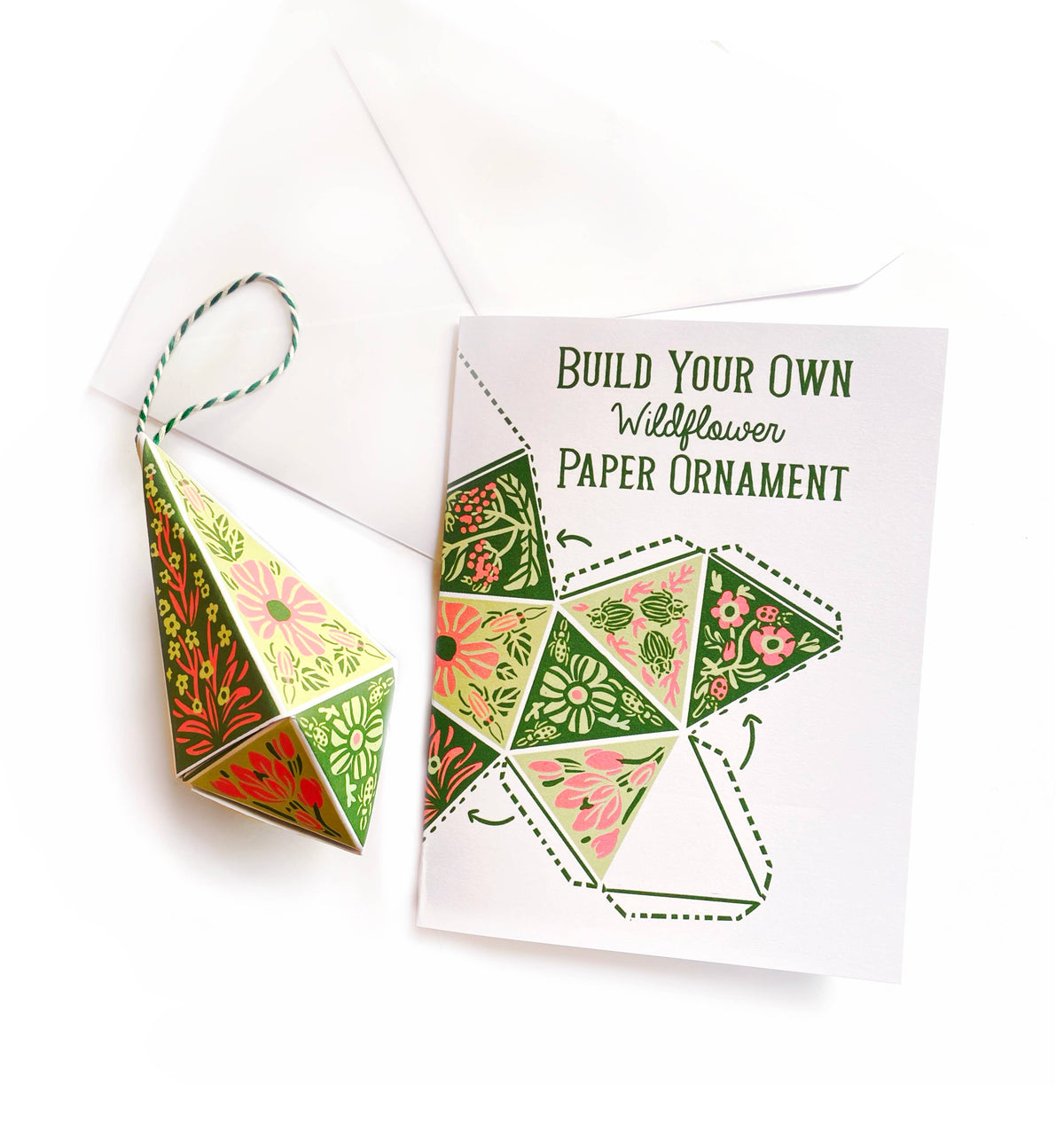 Build Your Own Wildflower Paper Ornament Card