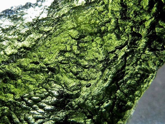 Authentic Moldavite Tektite from Czech Republic | Raw Gemstone