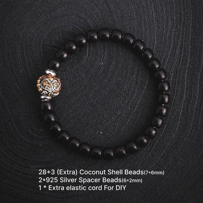 Bodhidharma Beaded Bracelet | Coppertist.Wu