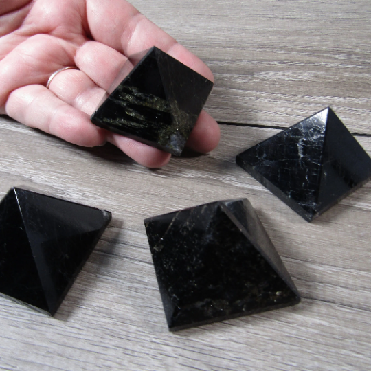 Gemstone Crystal Pyramid | Sacred Geometry Meditation Tool