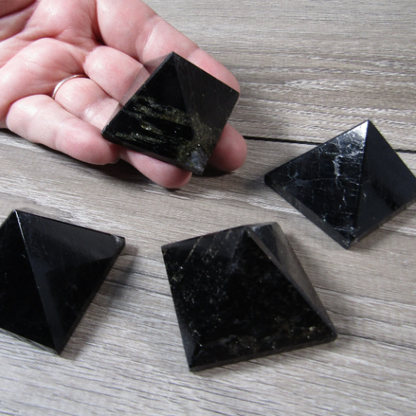 Gemstone Crystal Pyramid | Sacred Geometry Meditation Tool