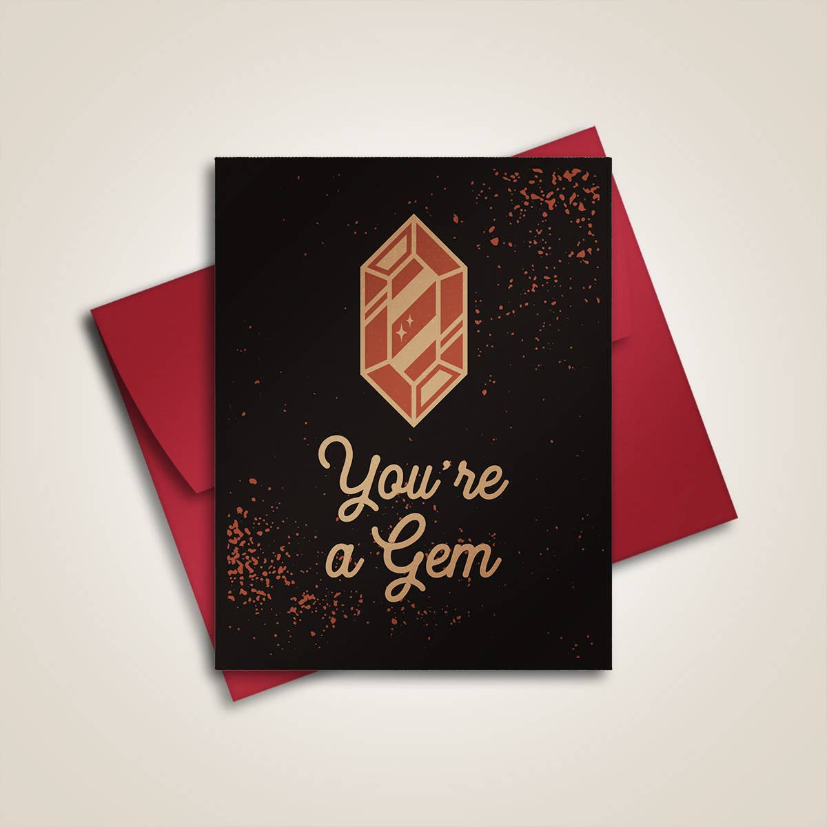 You're a Gem Greeting Card | Fabled Creative