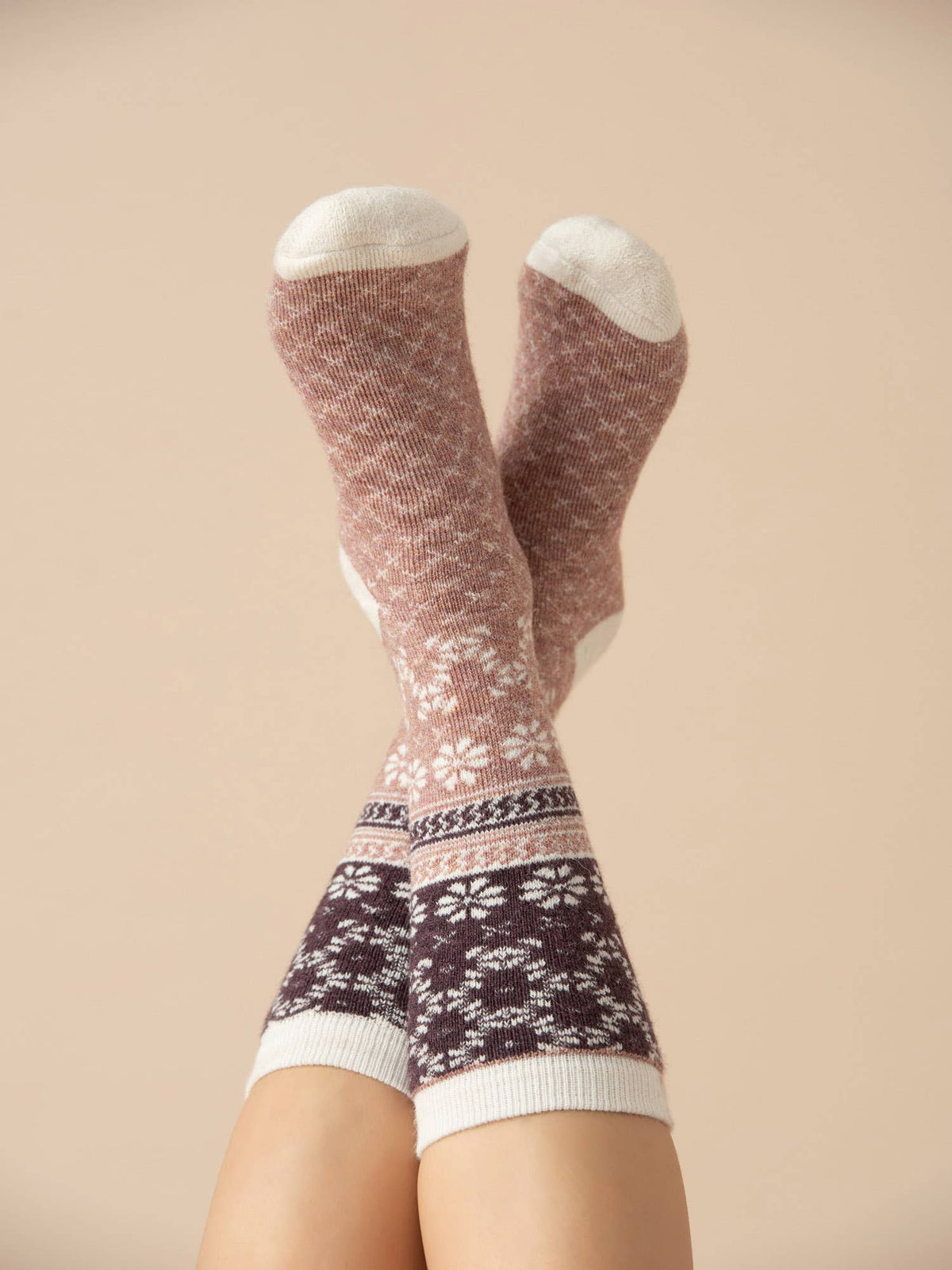 Nordic Bliss Alpaca Socks | Full Cushion Socks | Crew Socks
