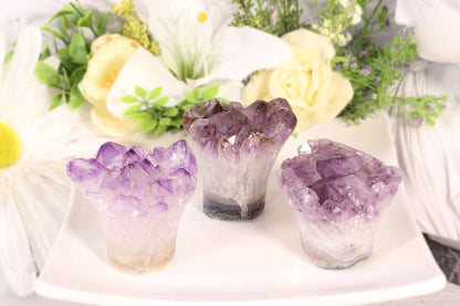 Amethyst Bouquet from Uruguay | Natural Crystal Display Piece