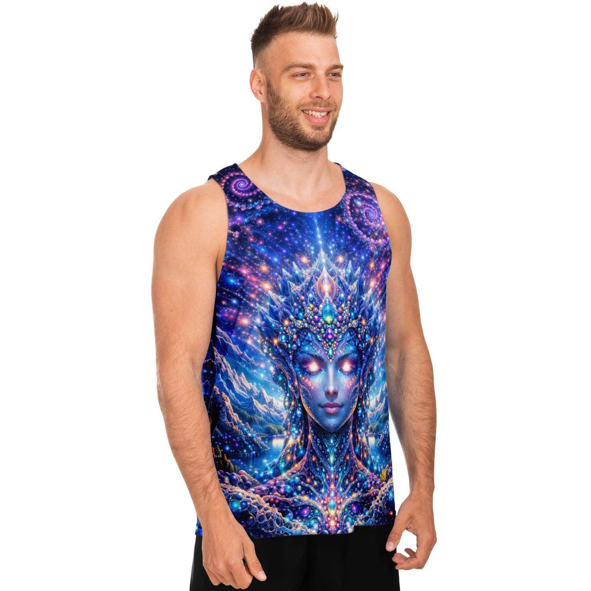 Cosmic Oracle Tank Top | Visionary Artwork