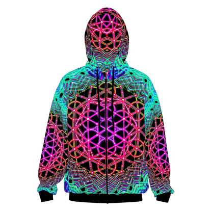 Mandala UV Reactive Hoodie | Psychedelic Festival Hoodie