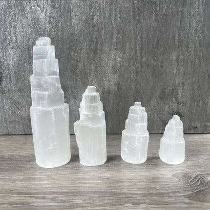 Selenite Tower | Crystal of Light & Energy Cleansing
