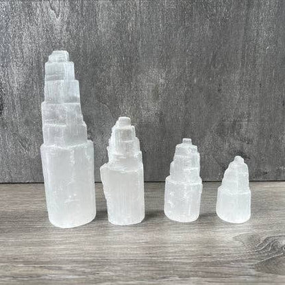 Selenite Tower | Crystal of Light & Energy Cleansing