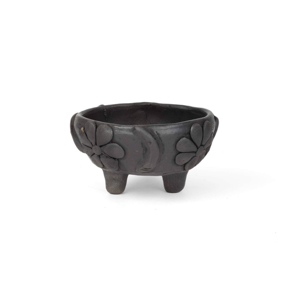 Oaxaca Polished Clay Sahumerio | Traditional Ceremony Copalera