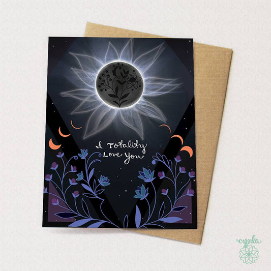 Eclipse Greeting Card | Cindy LaColla