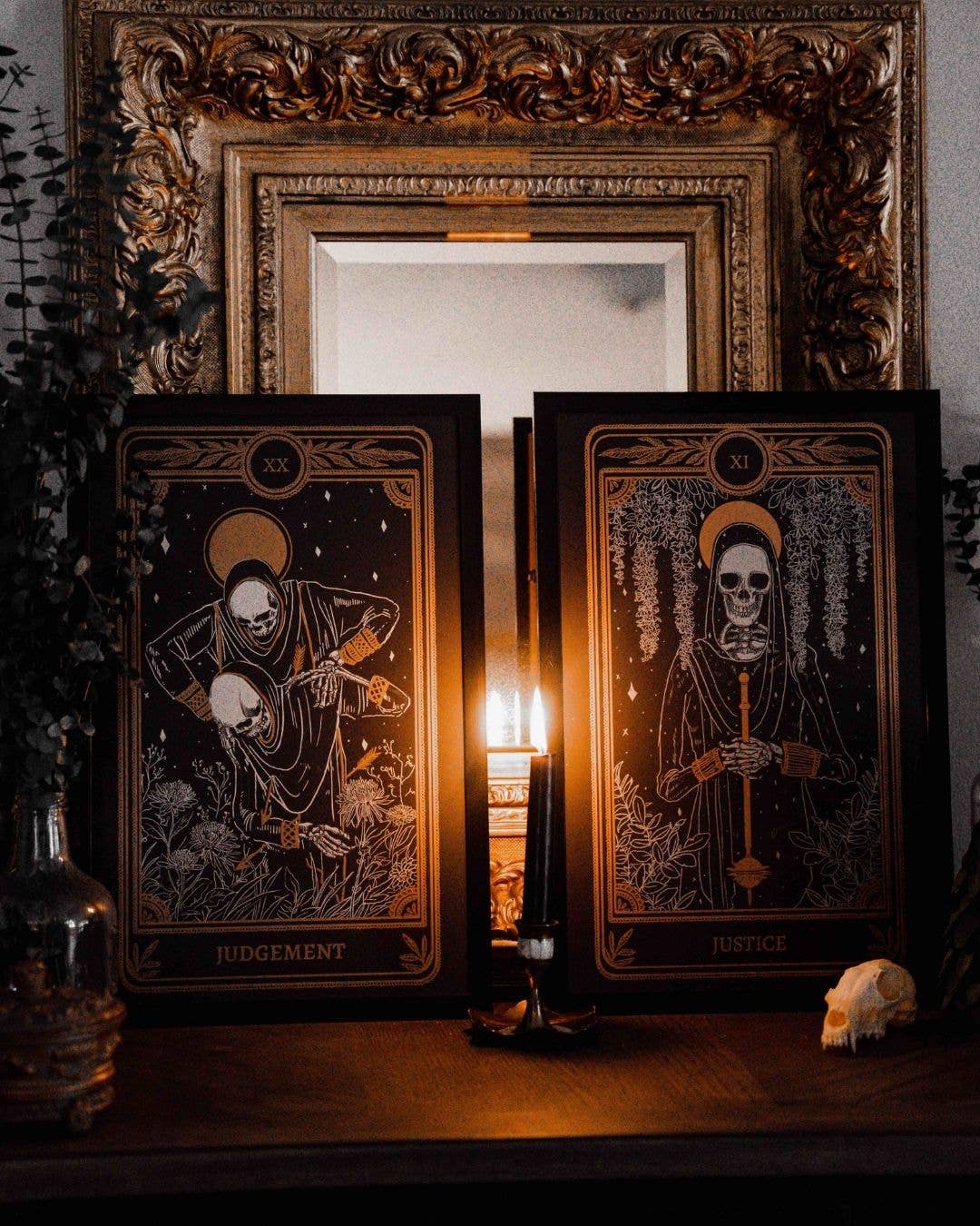 Marigold Tarot Print – Justice | Amrit Brar