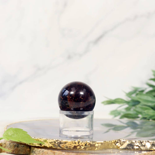 Star Garnet Sphere | Grounding Crystal