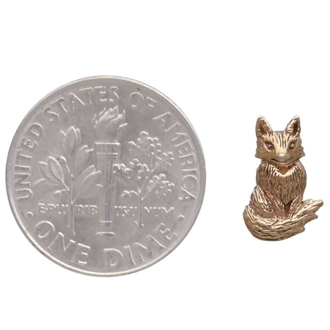 Sitting Fox Earrings | Sterling Silver
