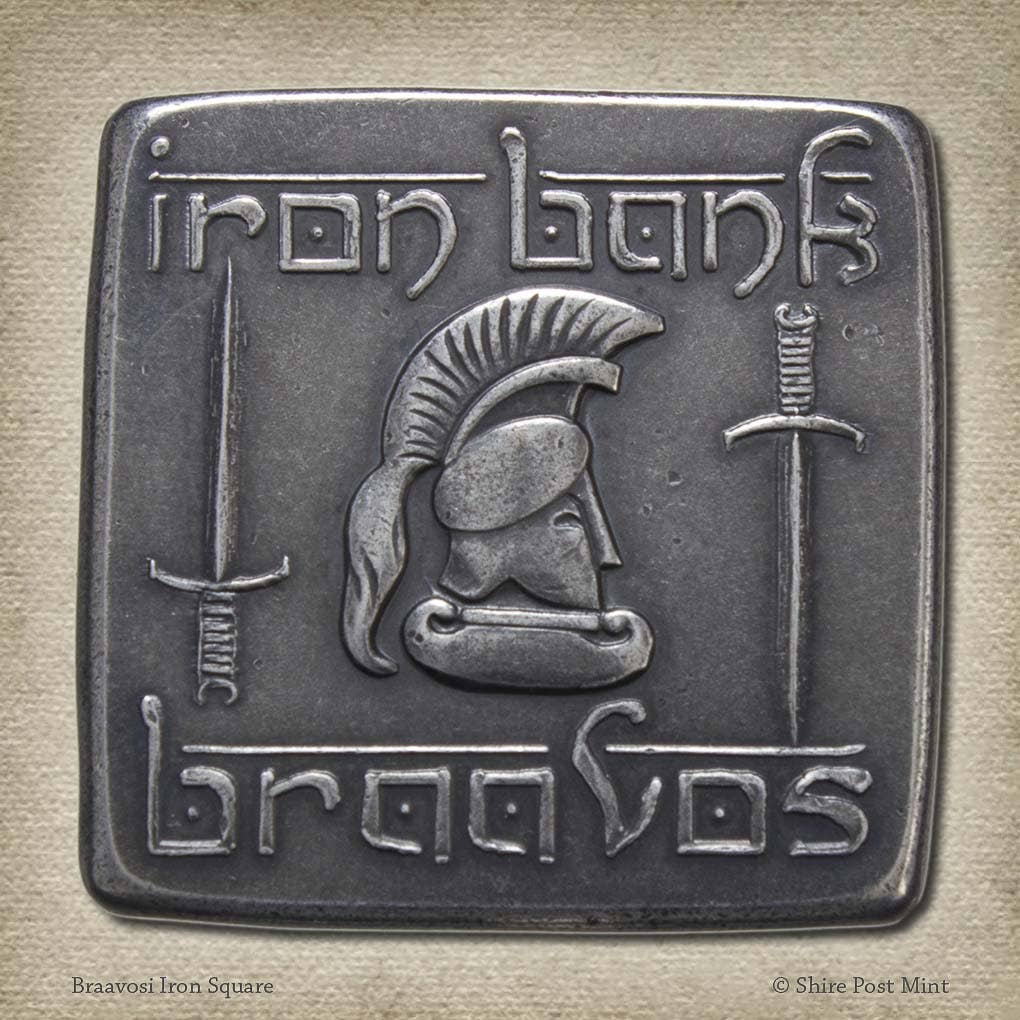 Braavosi Iron Square Keepsake Token