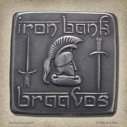 Braavosi Iron Square Keepsake Token