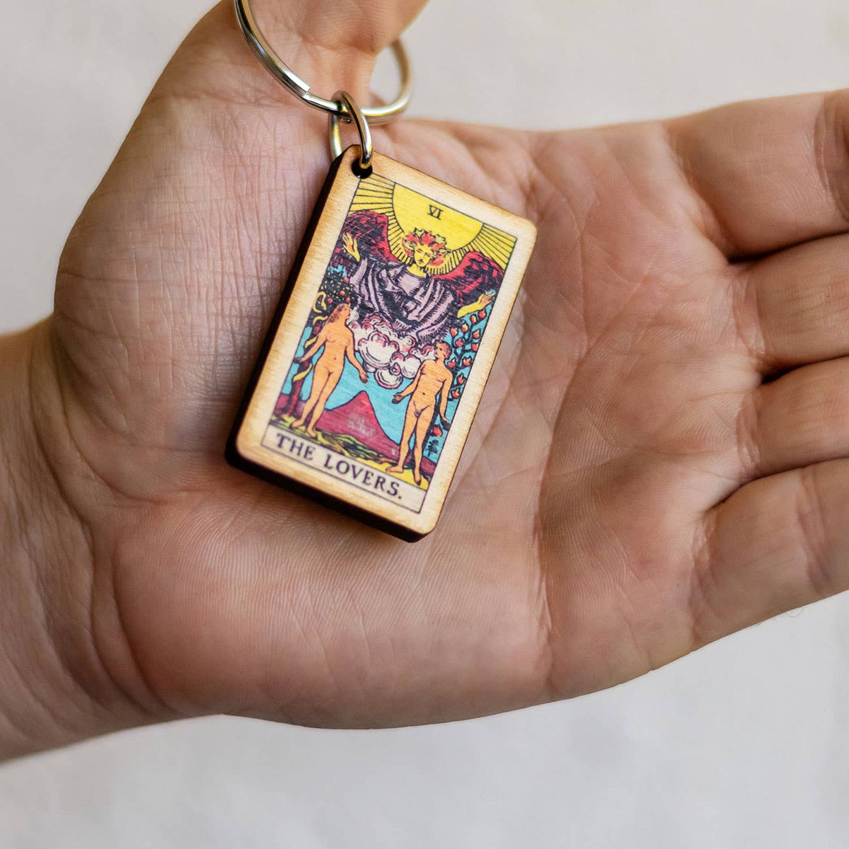 Tarot Wooden Keychains