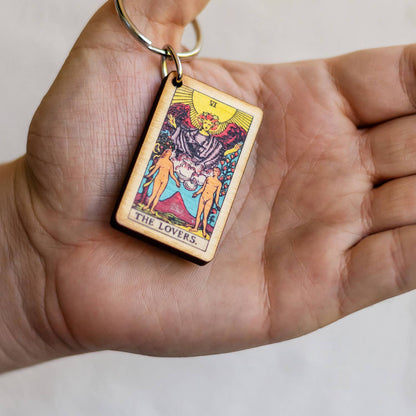 Tarot Wooden Keychains