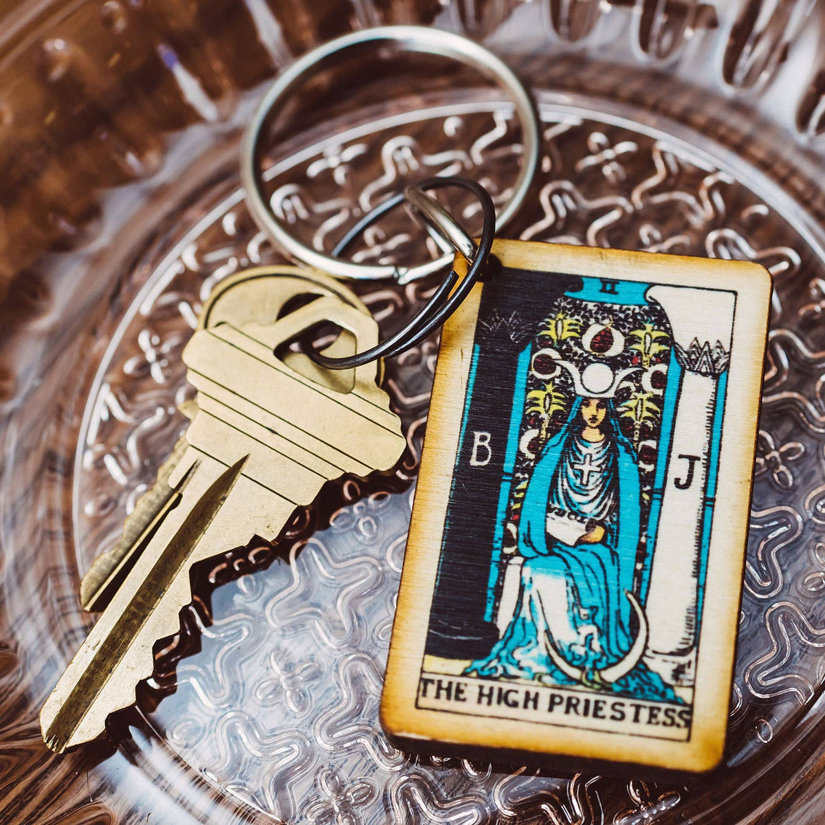 Tarot Wooden Keychains