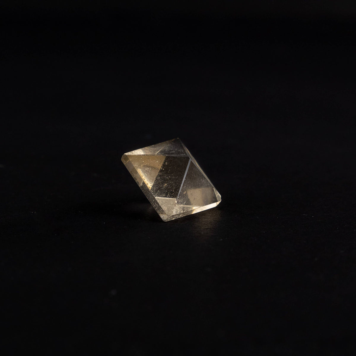Five Platonic Solids Crystal Set | Smoky Quartz