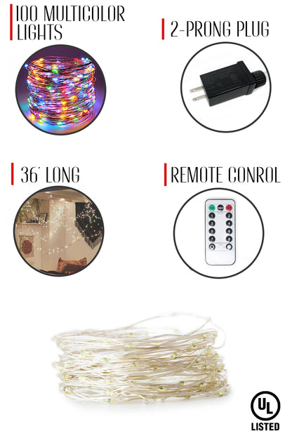 Multicolour String Lights | 100 LED Fairy Lights