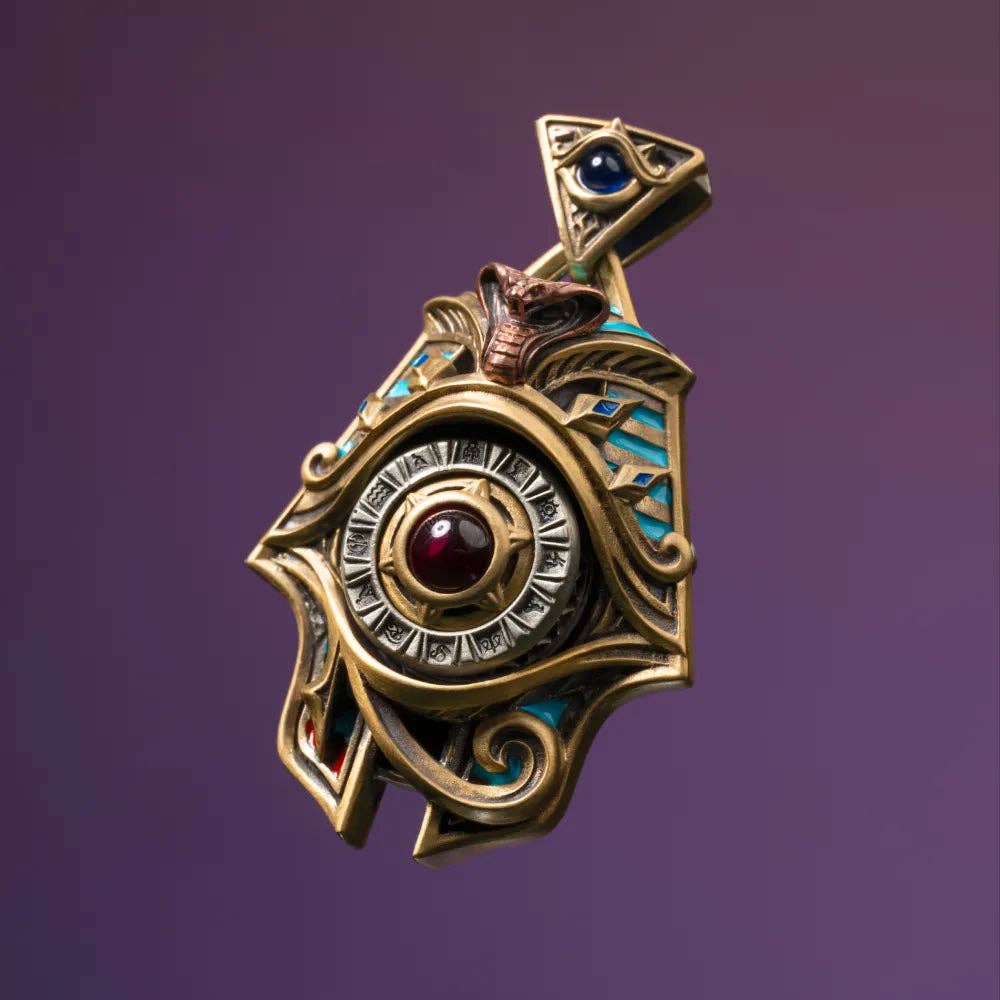 Eye of Horus Spinner Pendant | Coppertist.Wu